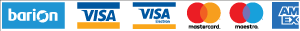 Barion, Visa, Mastercard, Maestro, American Express